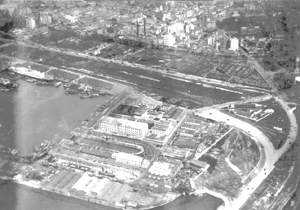 Vista aerea de Retiro. Hotel del los Inmigrantes
